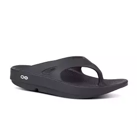 Oofos Ooriginal Recovery Thong Sandal - Black