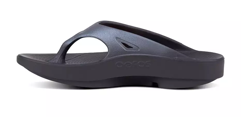 Oofos Ooriginal Sport Recovery Thong Sandal - Graphite