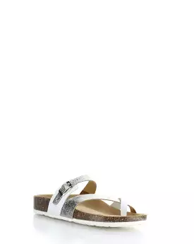 PARR WHITE/SILVER Slip-on Sandals