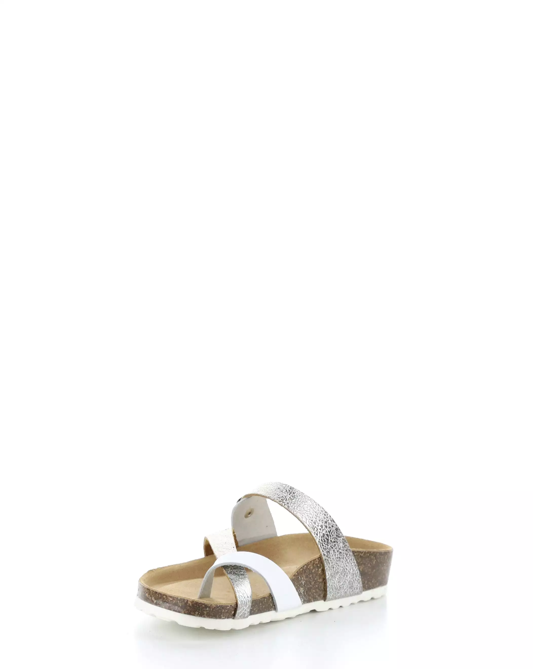 PARR WHITE/SILVER Slip-on Sandals