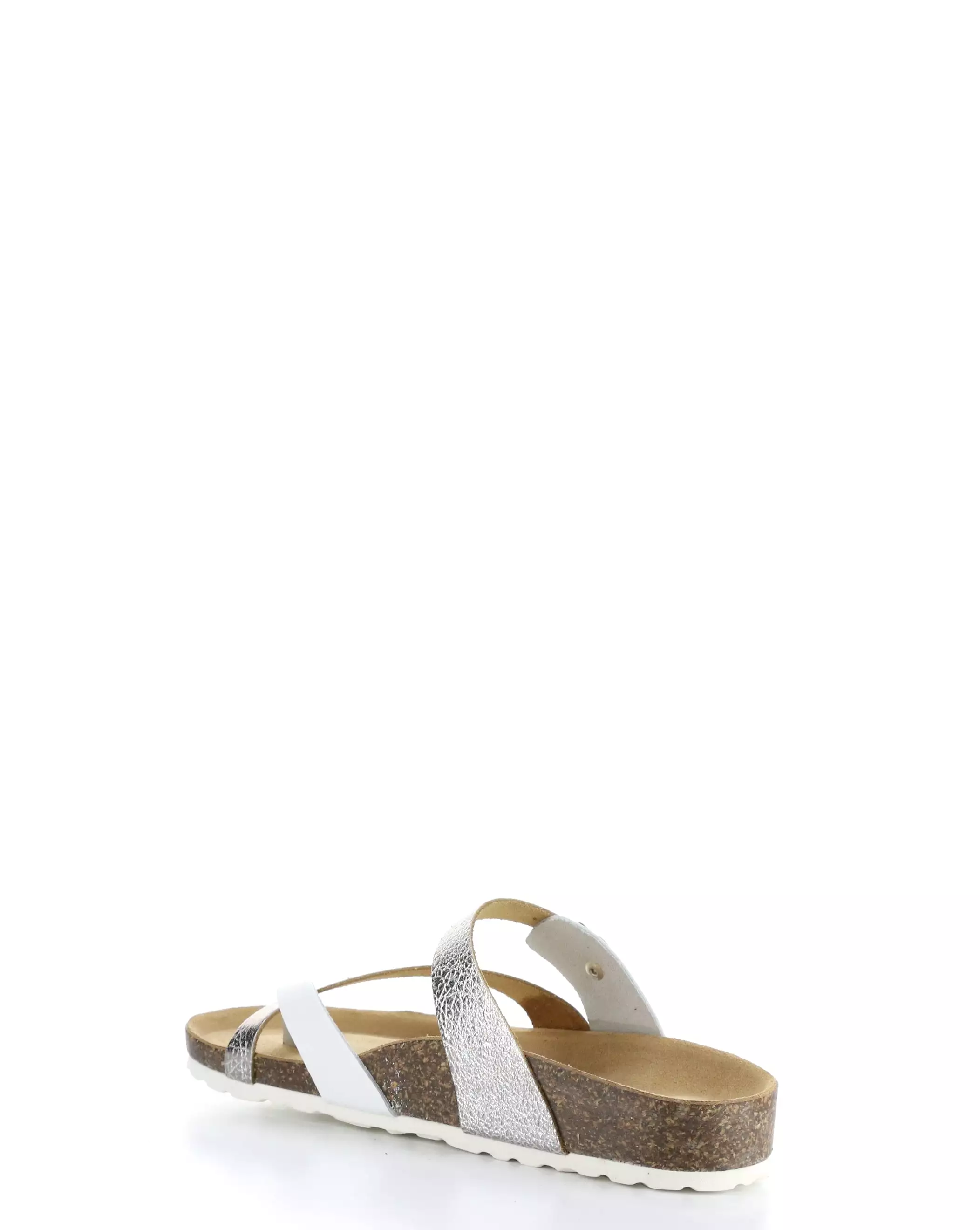 PARR WHITE/SILVER Slip-on Sandals