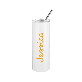 Personalised Summer Island Tumbler - Yellow