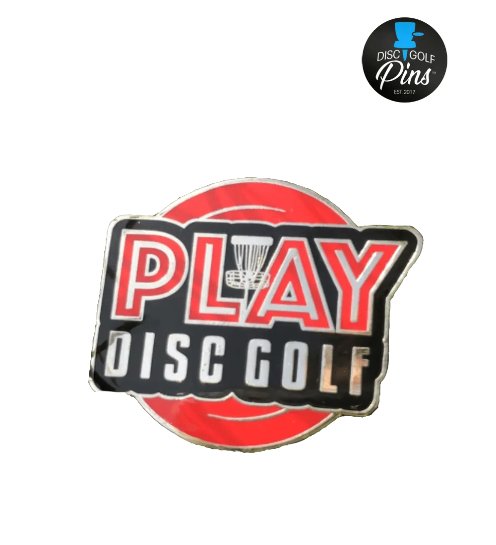 Play Disc Golf Pin