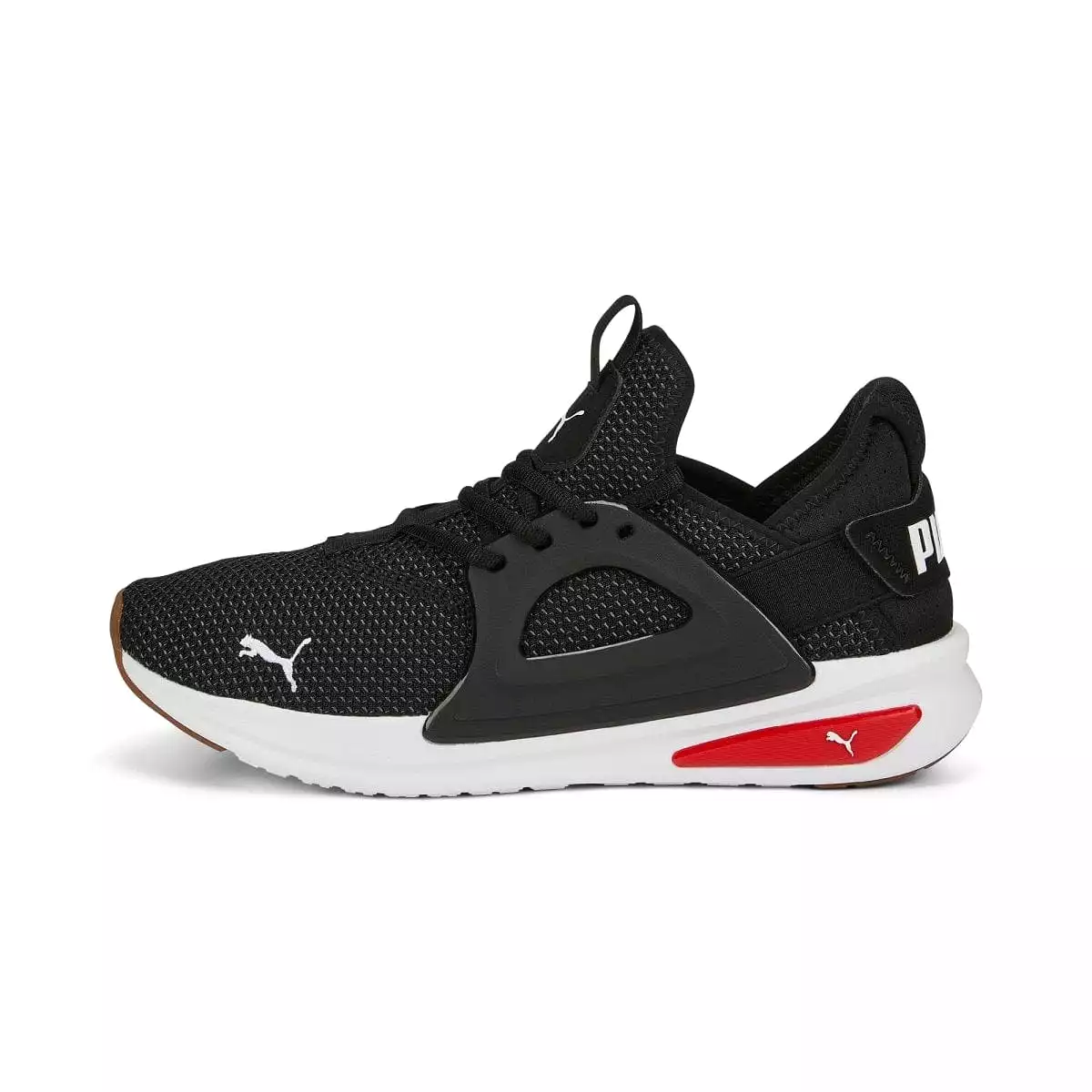 PUMA MEN'S SOFTRIDE ENZO BLACK/RED SHOE