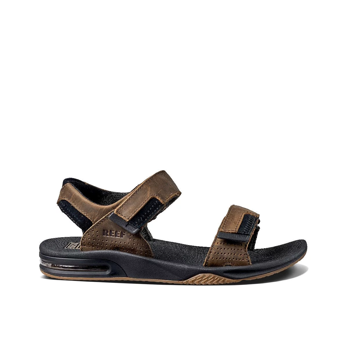 Reef Men's Fanning Baja Leather - Black/Brown