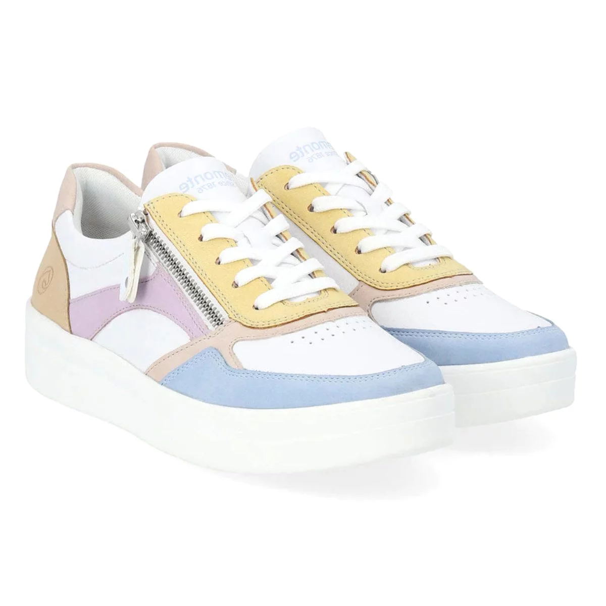 Rieker Women's D0J01-83 Kendra Aqua/Weiss/Rose/Sun/Mauve/Tan