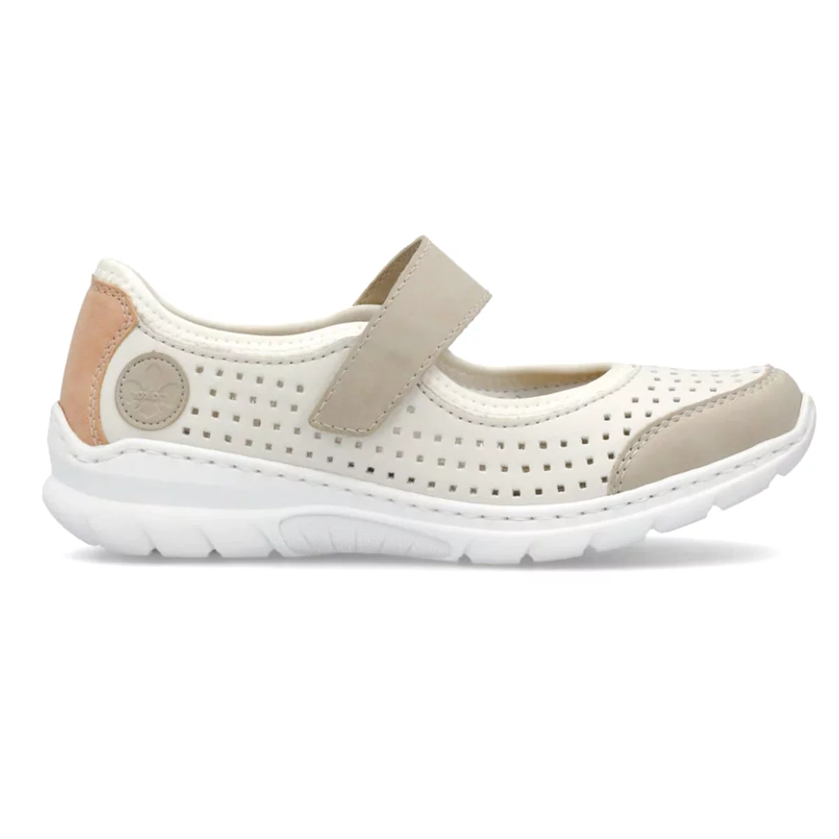 Rieker Women's L32B5-81 Nikita Ginger/OffWhite/Aprikot/Reinwe