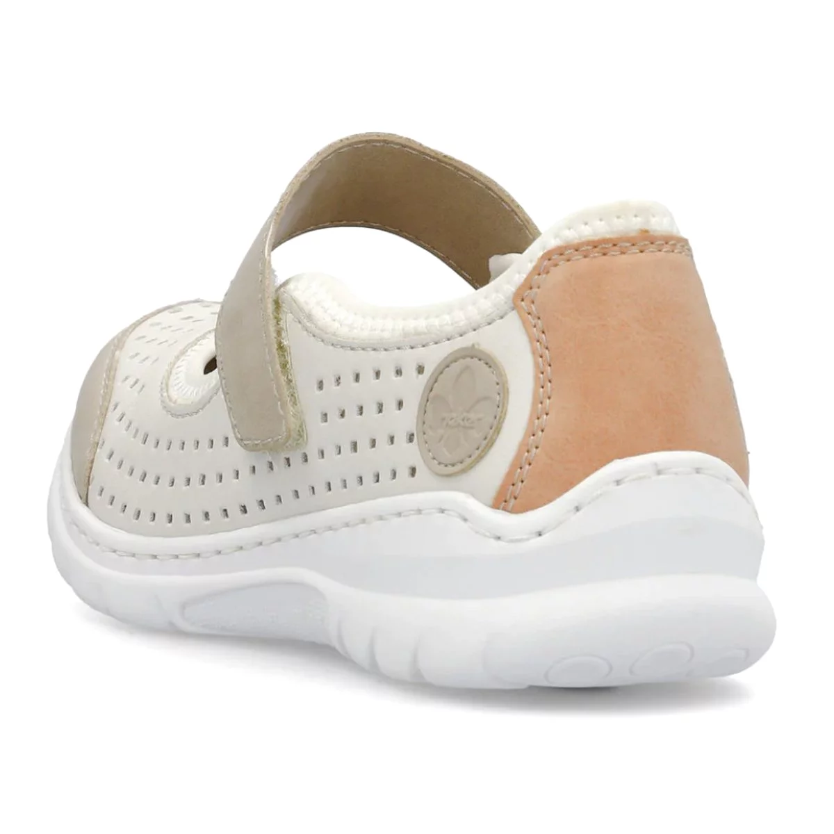 Rieker Women's L32B5-81 Nikita Ginger/OffWhite/Aprikot/Reinwe