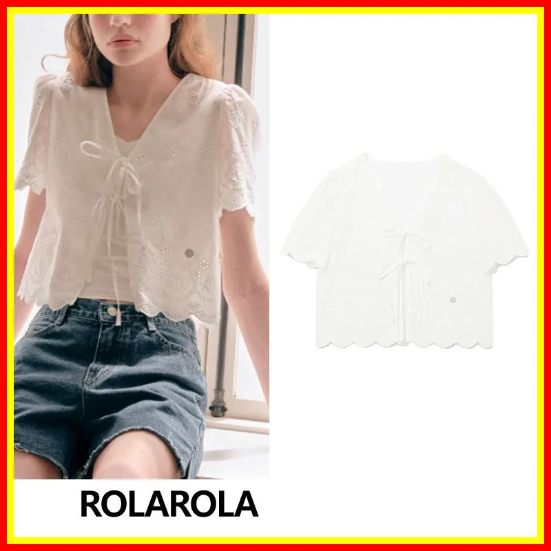 rolarola  |Street Style Short Sleeves Shirts & Blouses