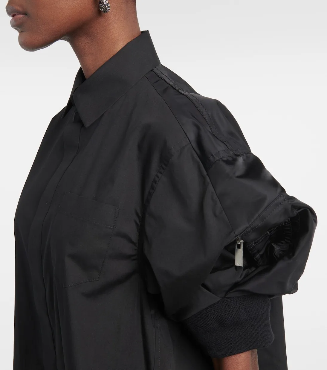 sacai  |Plain Cotton Shirts & Blouses