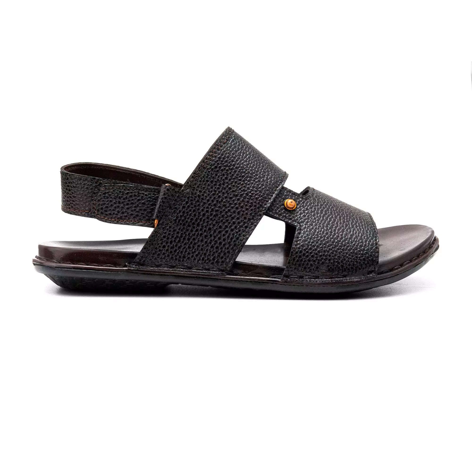 Side Bot Men Leather Sandals