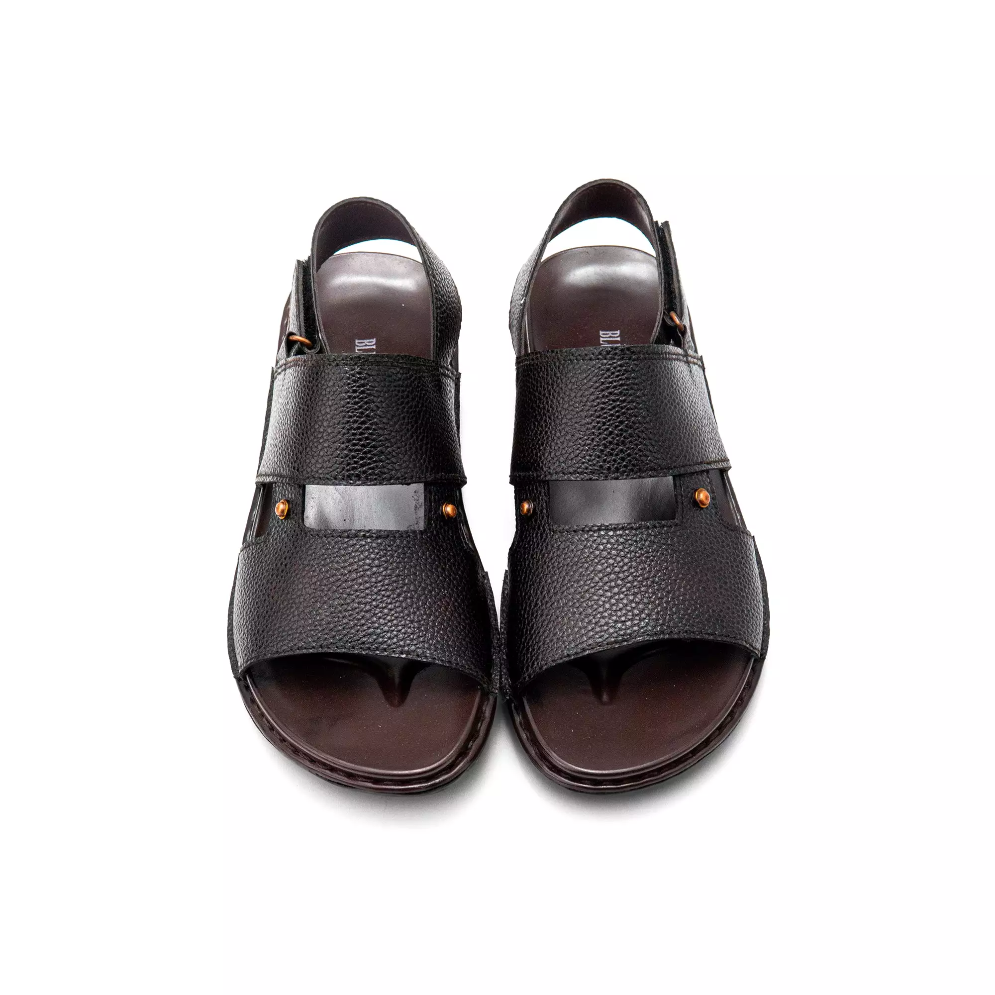 Side Bot Men Leather Sandals