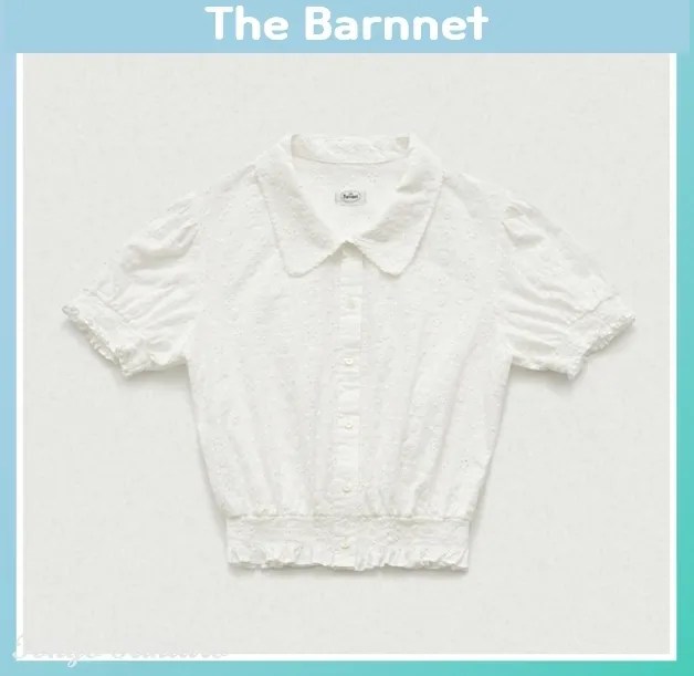 The Barnnet  |Casual Style Street Style Short Sleeves Shirts & Blouses