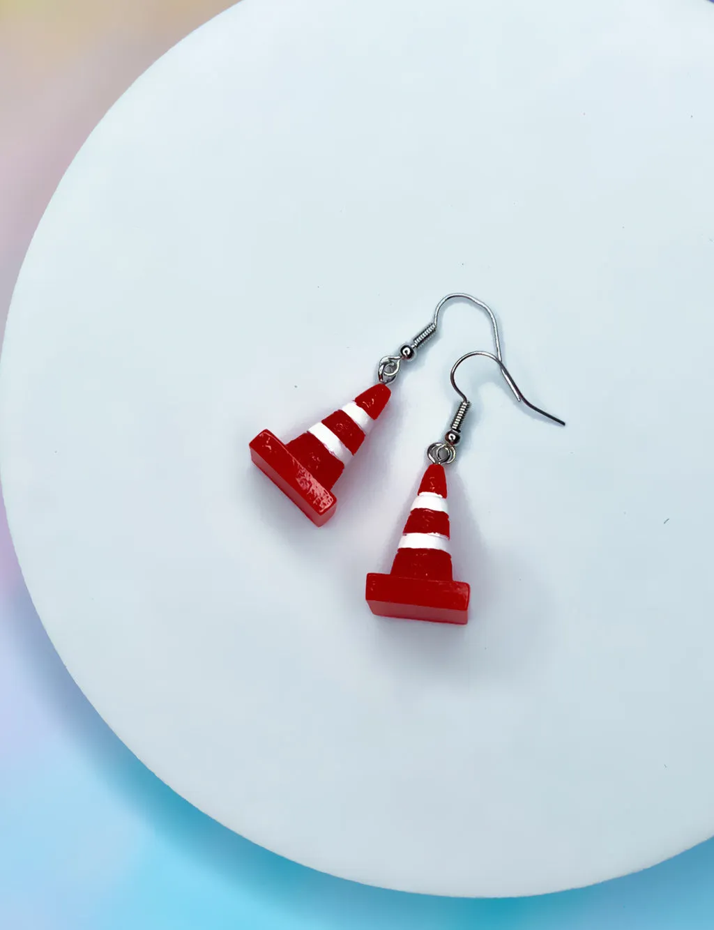 TRAFFIC CONE EARRINGS