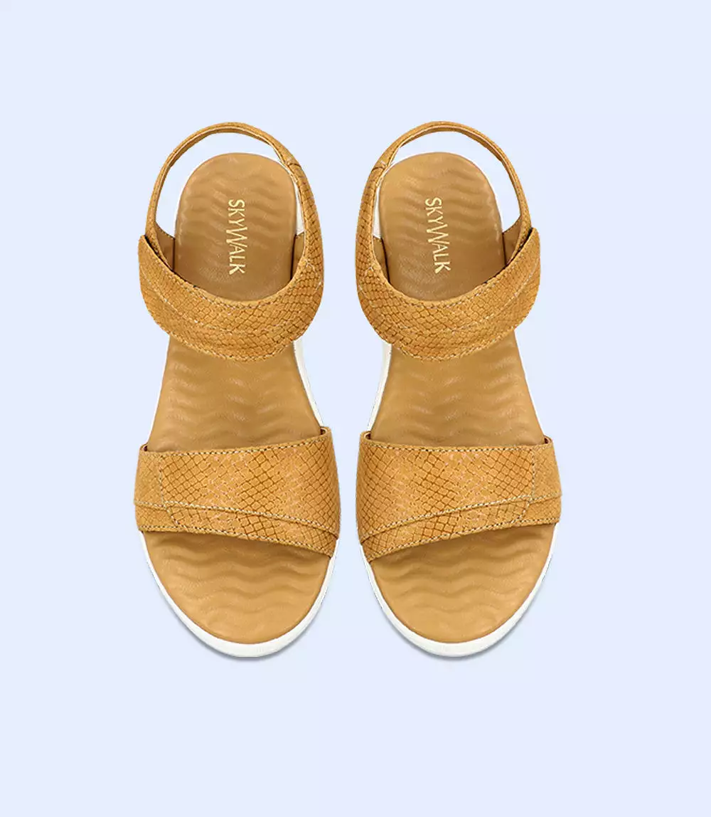 W9695-BEIGE-Women Comfort Sandal