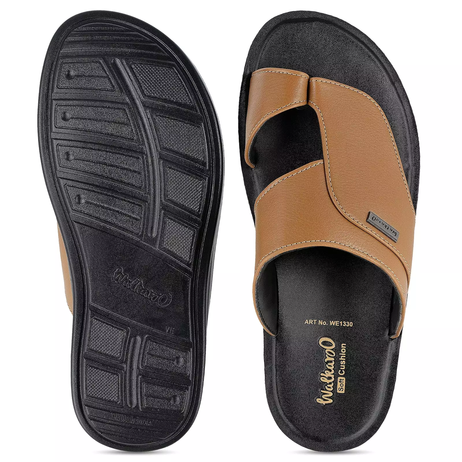 Walkaroo+ Men Sandals  - WE1330 Chiku