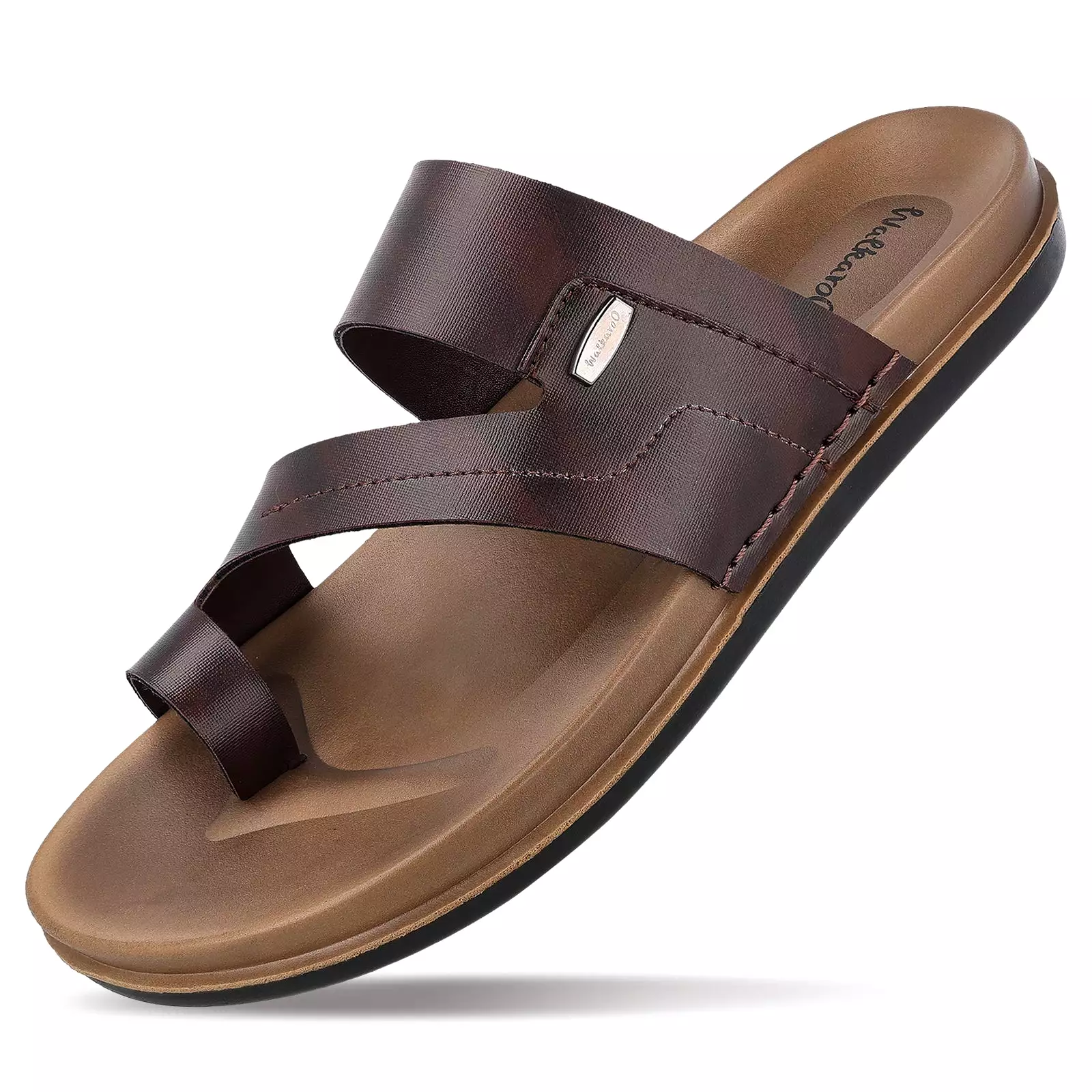 Walkaroo+ Men Sandals  - WE1335 BROWN