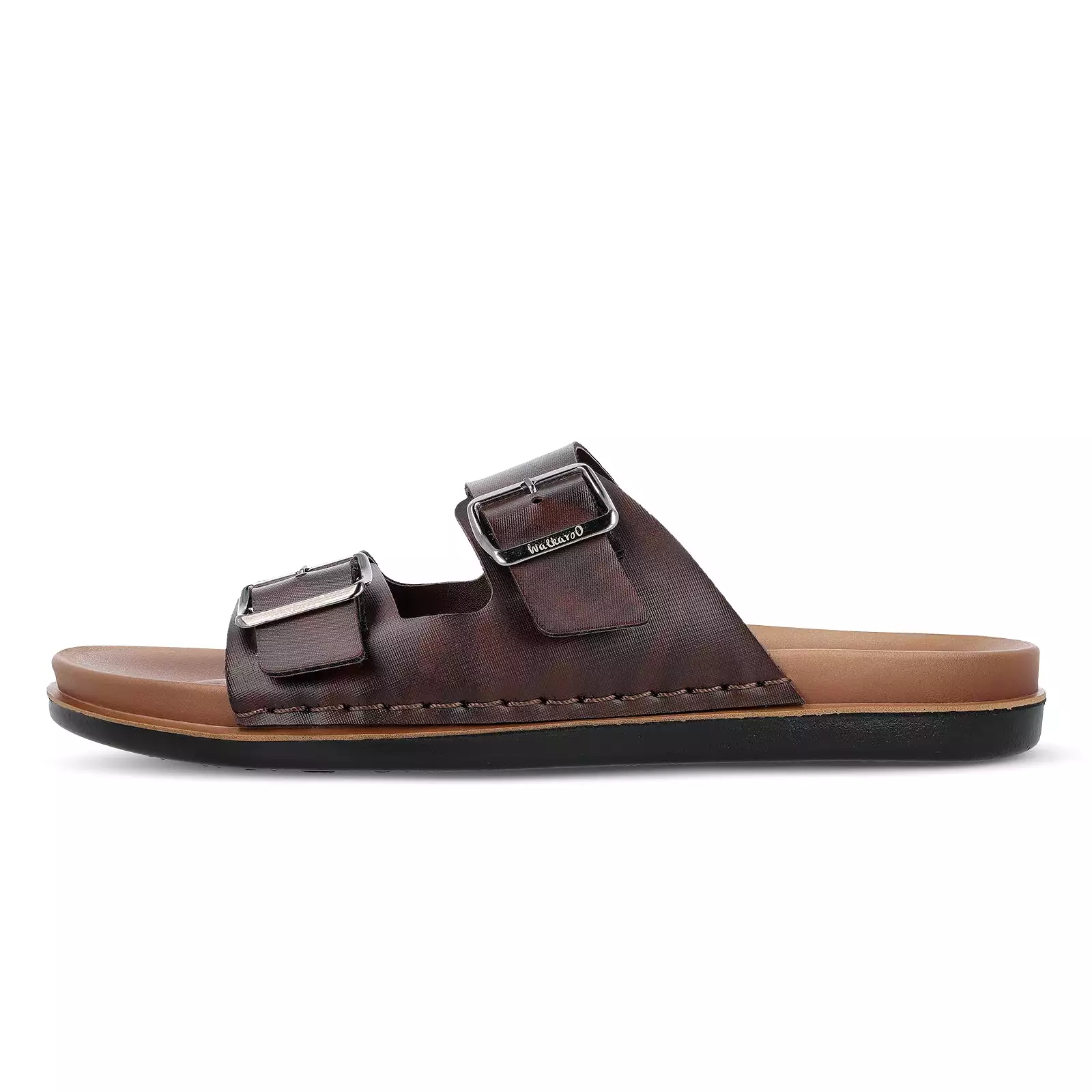 Walkaroo+ Men Sandals  - WE1337 BROWN