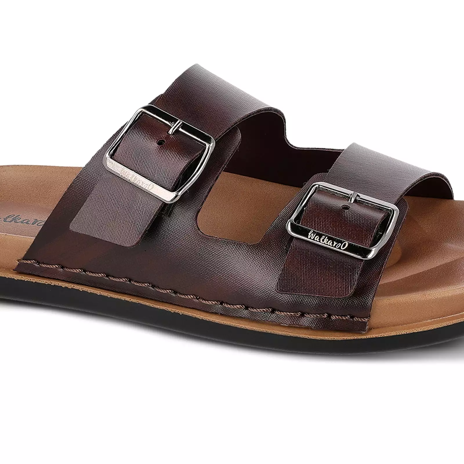 Walkaroo+ Men Sandals  - WE1337 BROWN