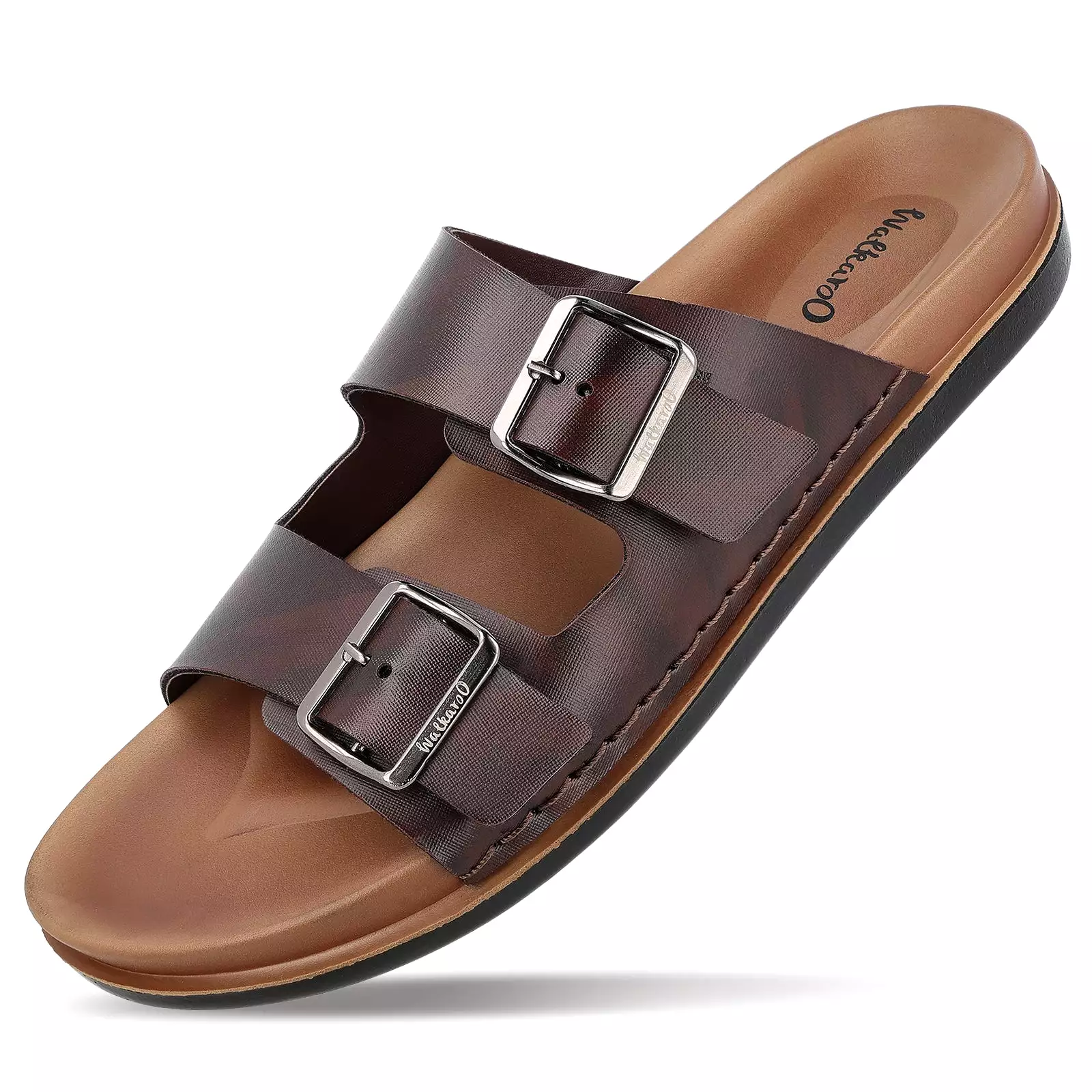 Walkaroo+ Men Sandals  - WE1337 BROWN