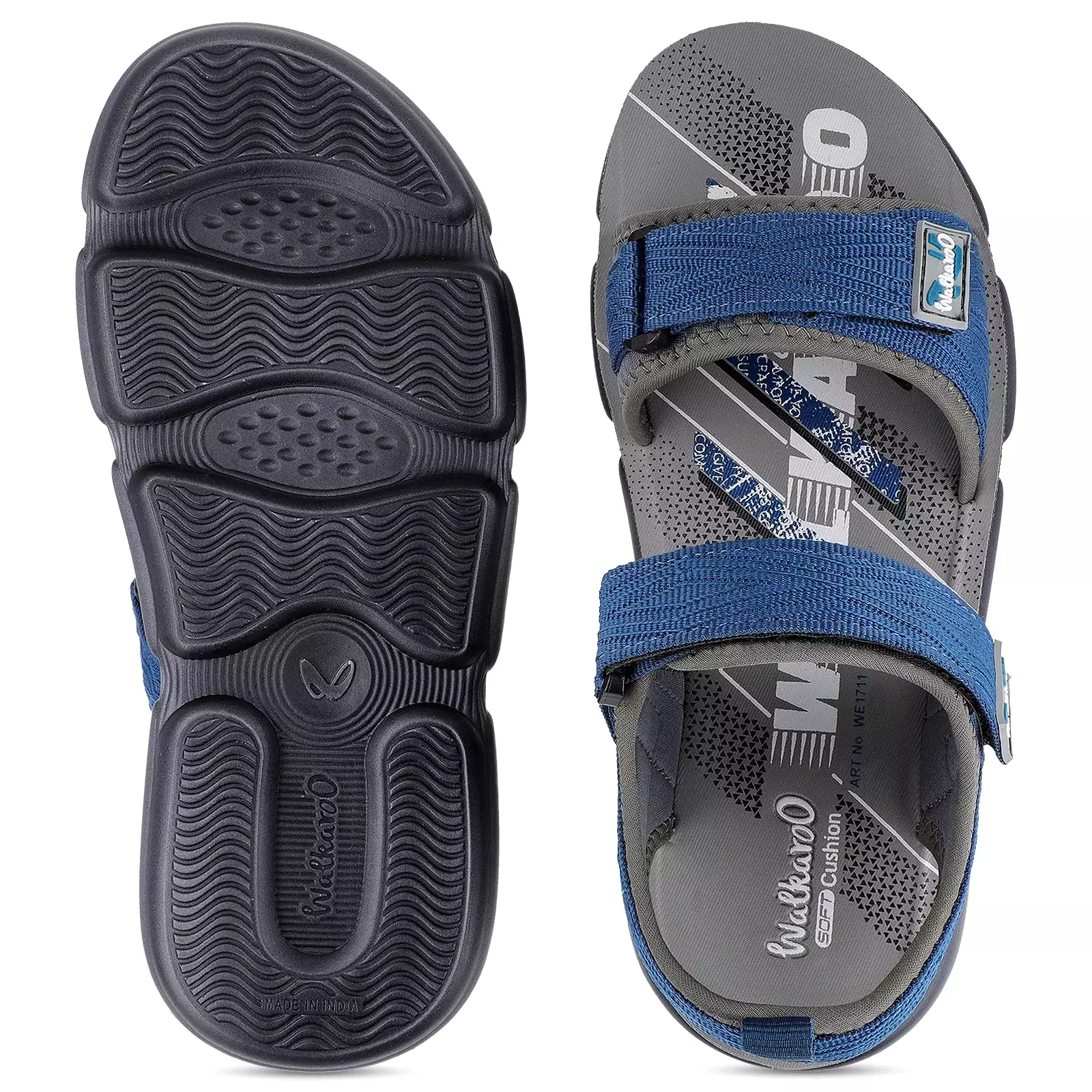 Walkaroo+ Men Sandals  - WE1711 Blue