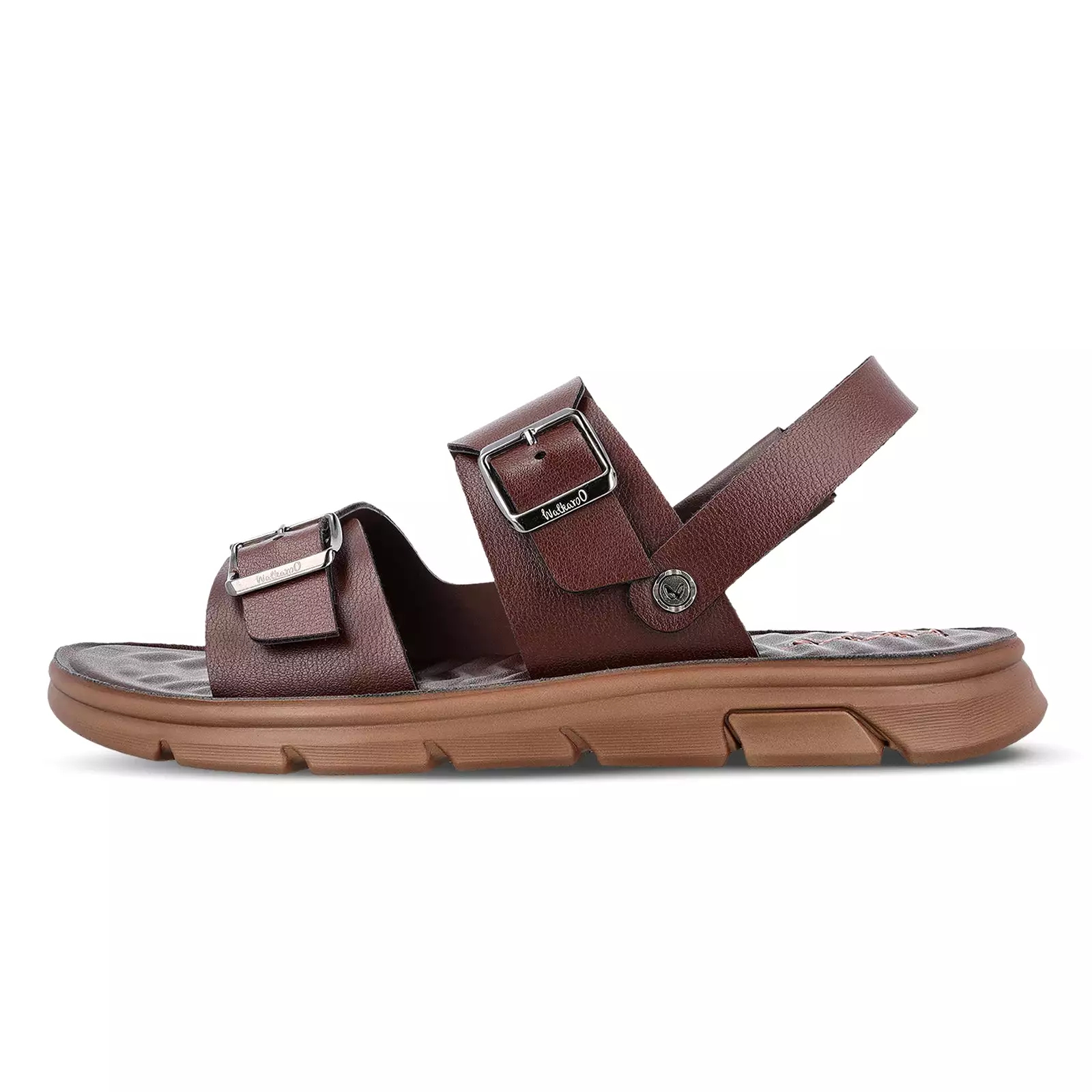 Walkaroo+ Men Sandals  - WE1712 BROWN