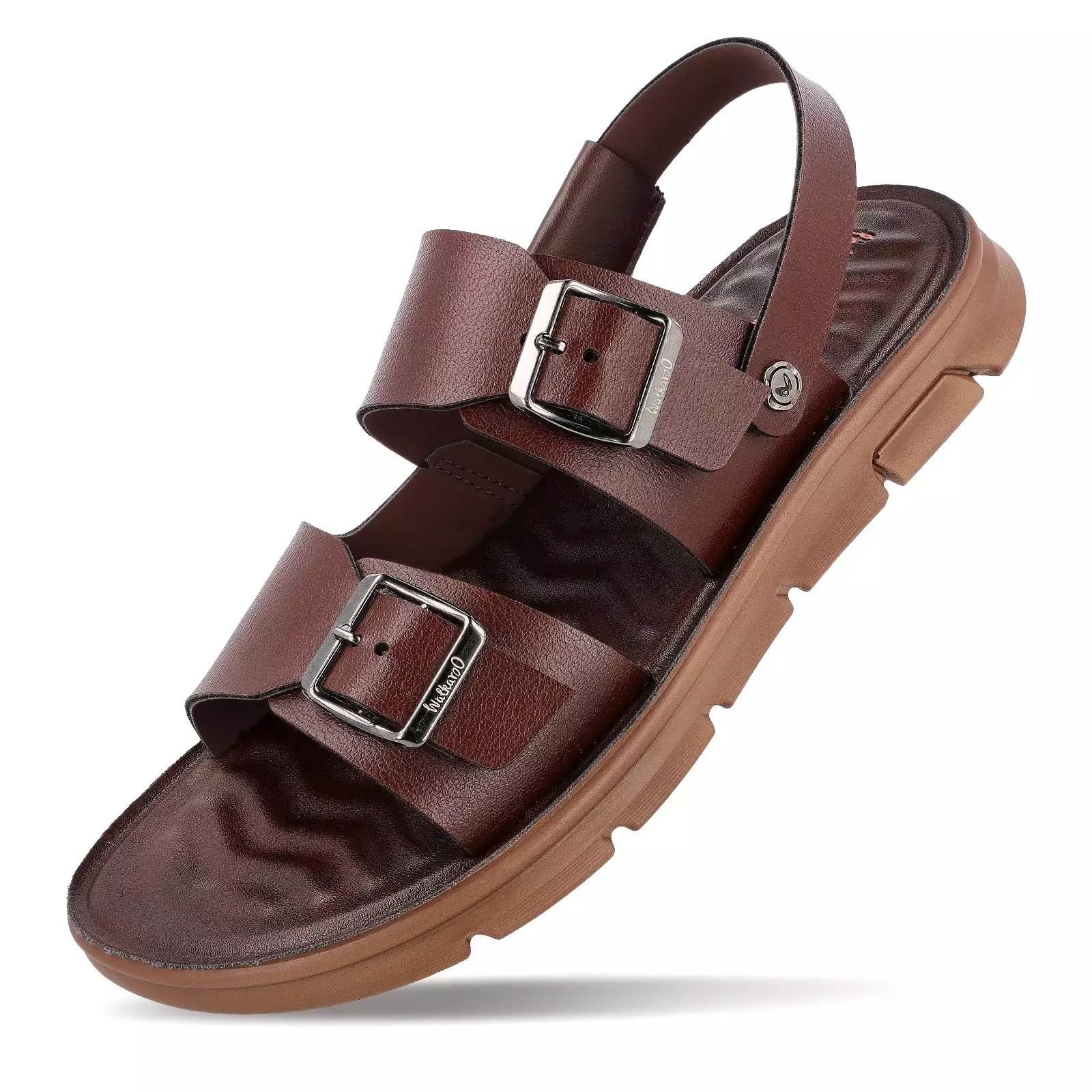 Walkaroo+ Men Sandals  - WE1712 BROWN