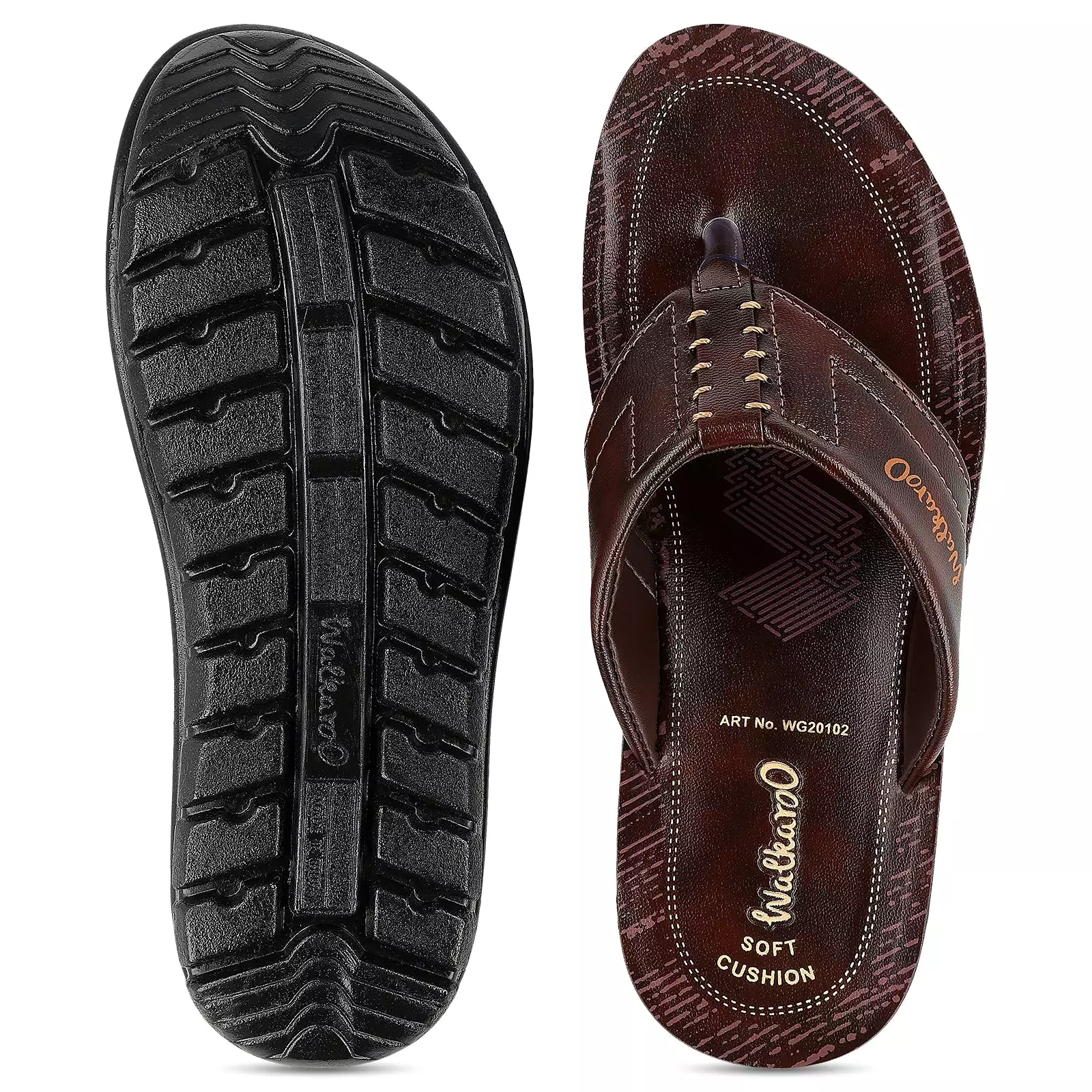 Walkaroo Men Sandals  - WG2010 Special Brown