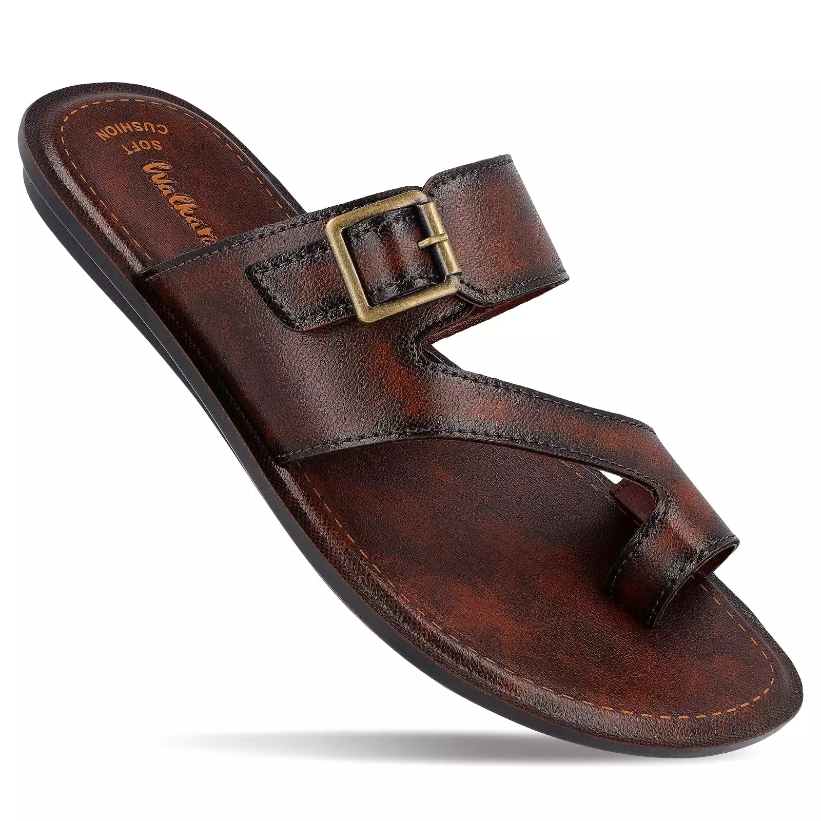 Walkaroo Men Sandals  - WG5458 Brown