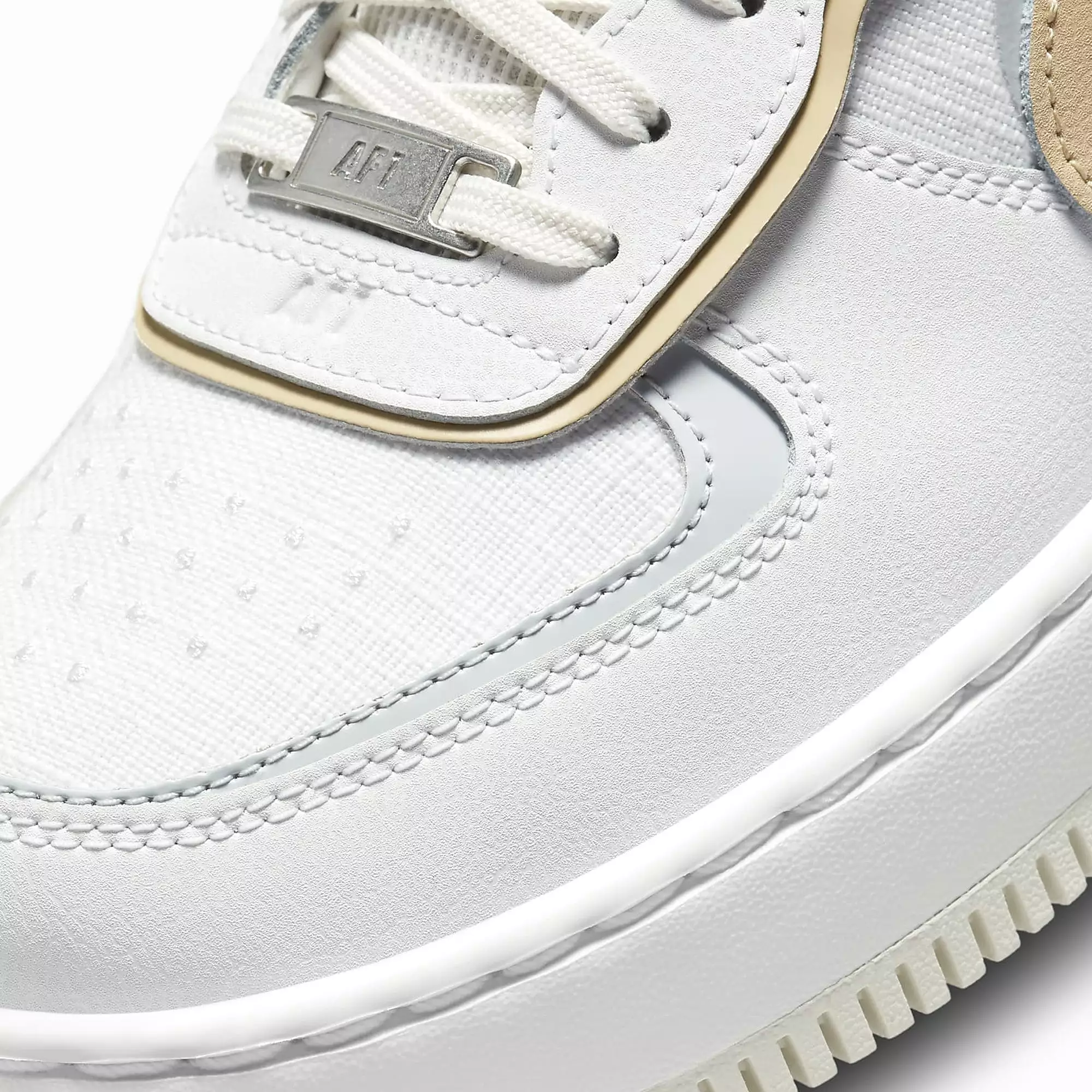 WMN'S AIR FORCE 1 SHADOW 'SUMMIT WHITE/SESAME-WOLF GREY'