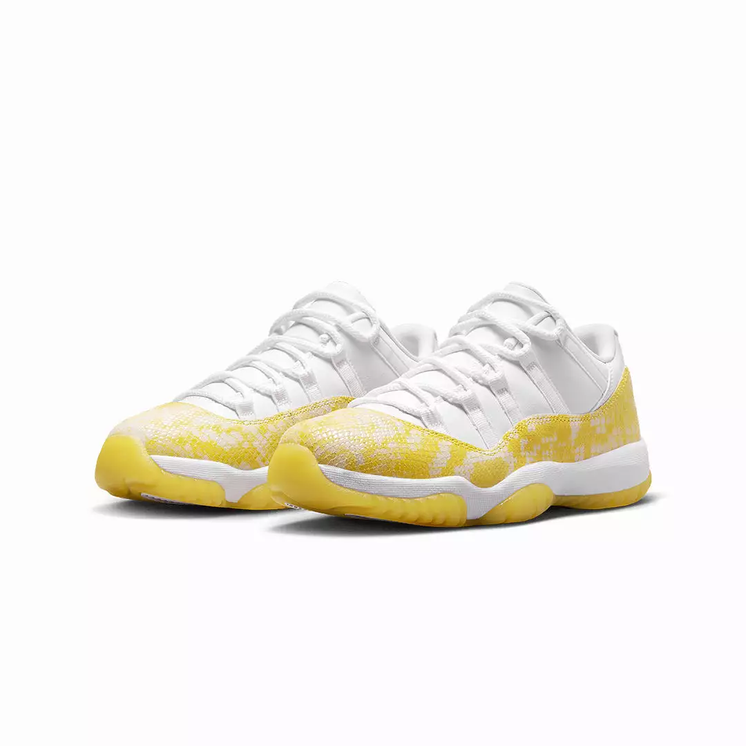 WMN'S AIR JORDAN 11 RETRO LOW 'WHITE/TOUR YELLOW-WHITE'