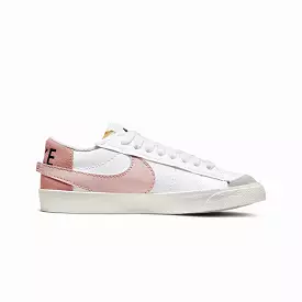 WMN'S BLAZER LOW '77 JUMBO 'WHITE/PINK OXFORD-ROSE WHISPER-WHITE'