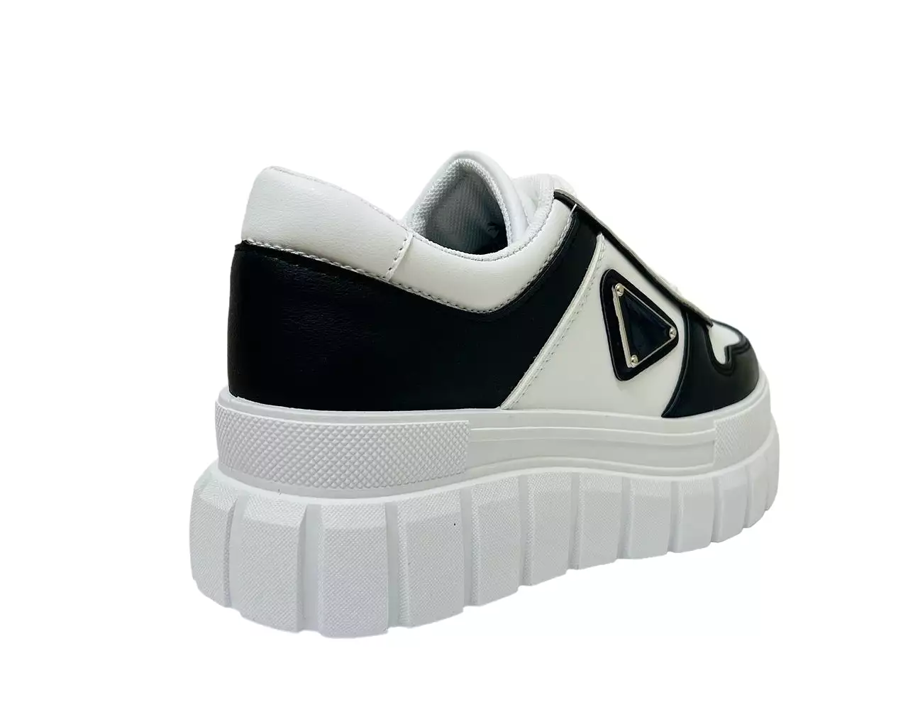 Women's Platform Chunky Sole Lace Up Trainers