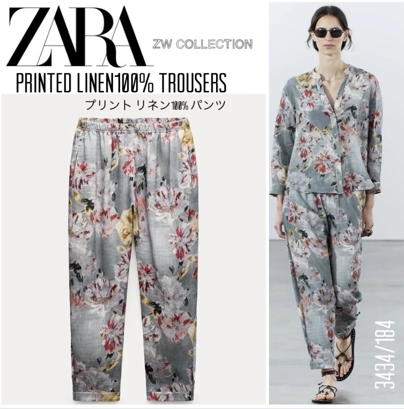 ZARA  |Linen Shirts & Blouses